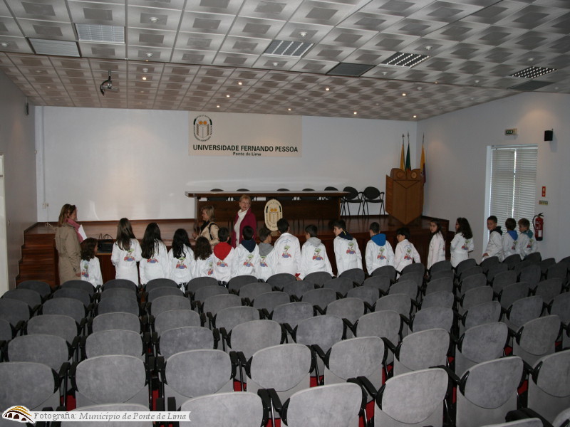 Visita da EB da Correlhã à Universidade Fernando Pessoa