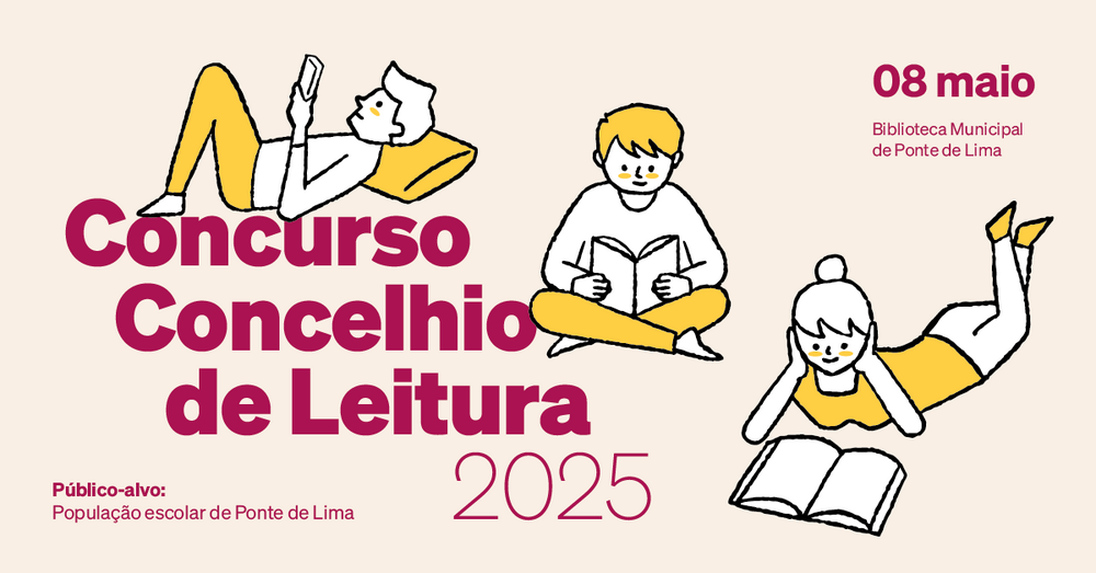 Cartaz do Concurso Concelhio de Leitura