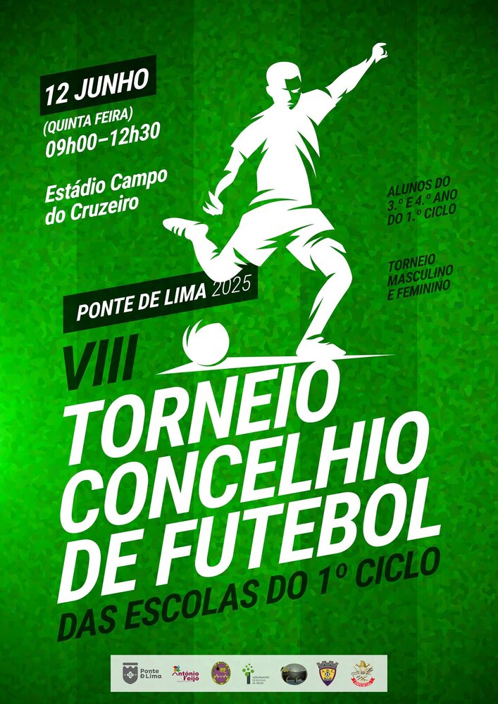 Cartaz do Torneio Concelhio de Futebol do 1.º Ciclo