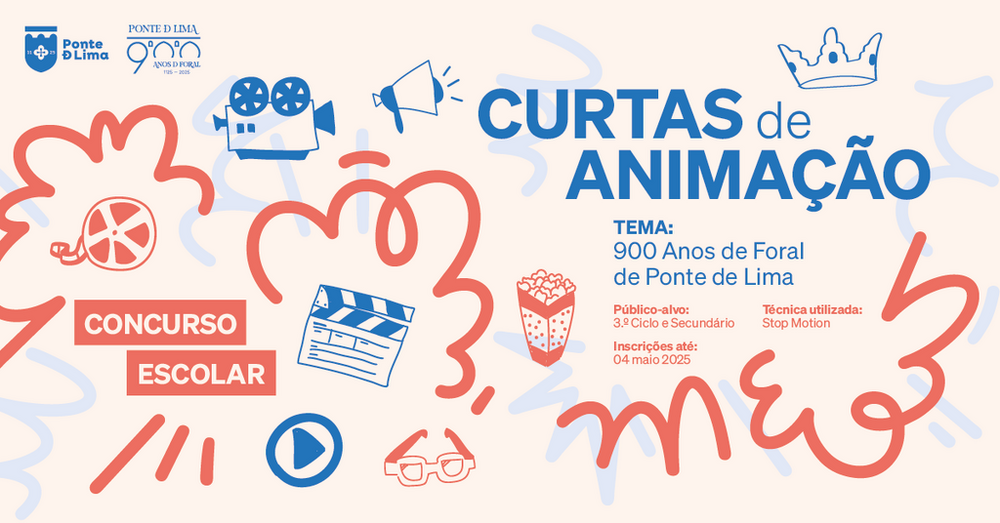 Cartaz Concurso Escolar de Curtas de Animação